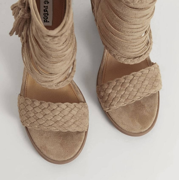 Not Rated Rosella Cream Open Toe Chunky Heels from Buckle - Picture 3 of 13